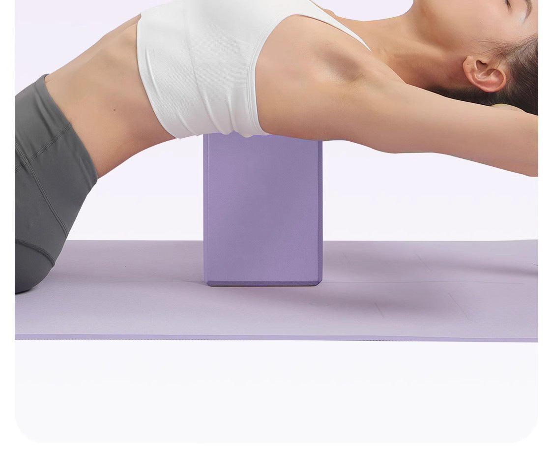 Mint Green yoga brick for stability