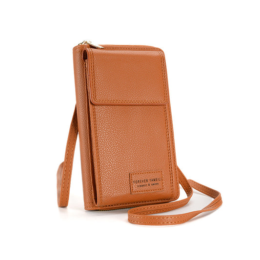 Women phone wallet bag black