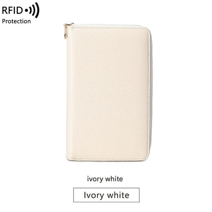 Premium RFID Leather Passport Holder Image 5