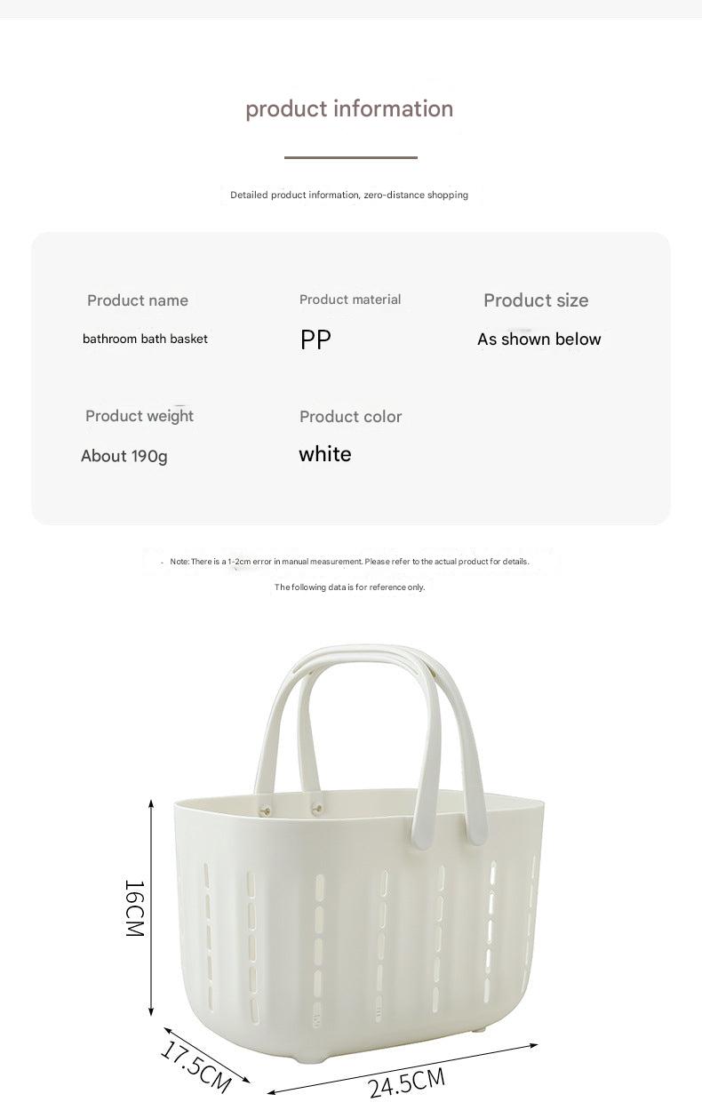 lightweight portable shower basket for students