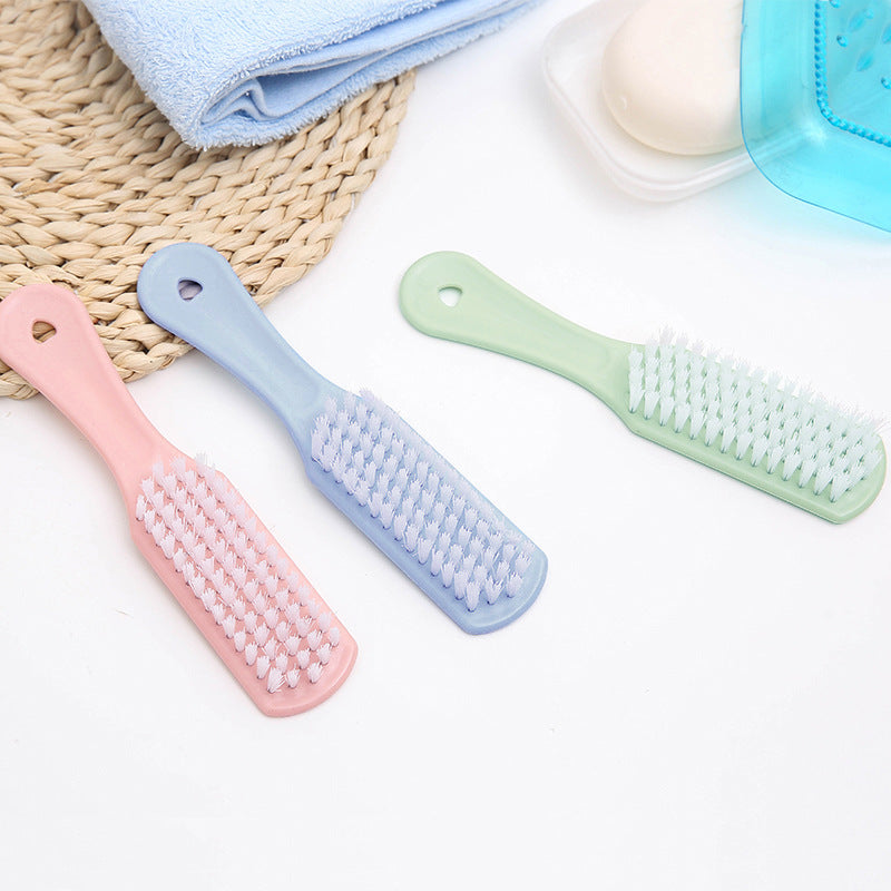Blue shoe cleaning brush