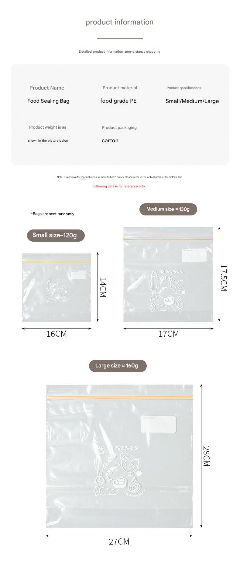 Food storage bags image 1