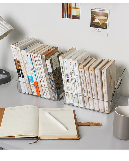 Durable PET book storage container