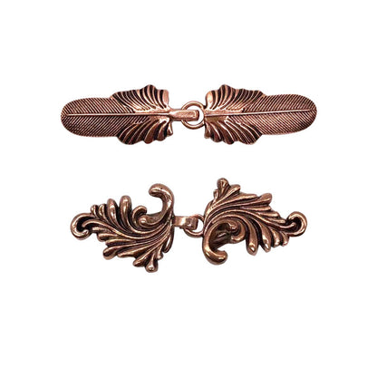 Travel accessory scarf clip in rose gold