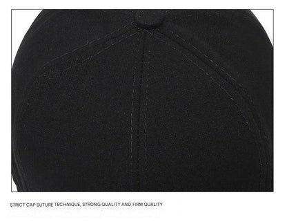 Men's baseball cap in black