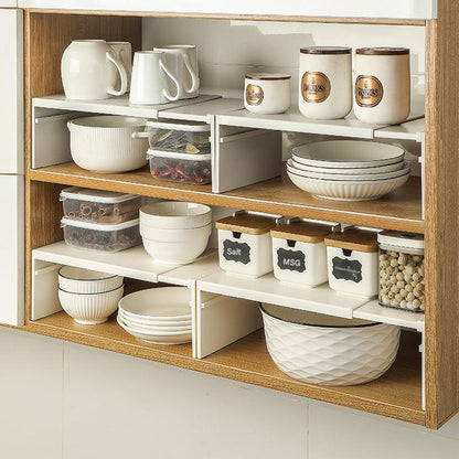 Durable ABS kitchen storage solution in gray and beige