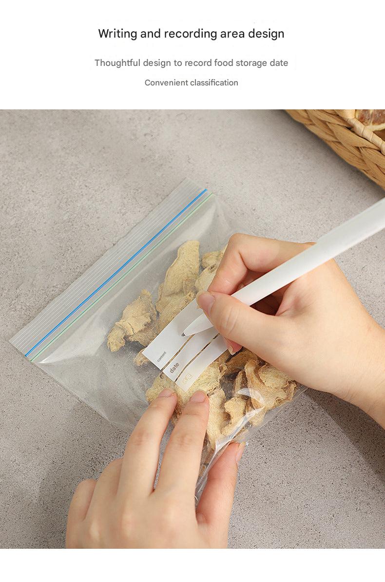 Food preservation bags in use