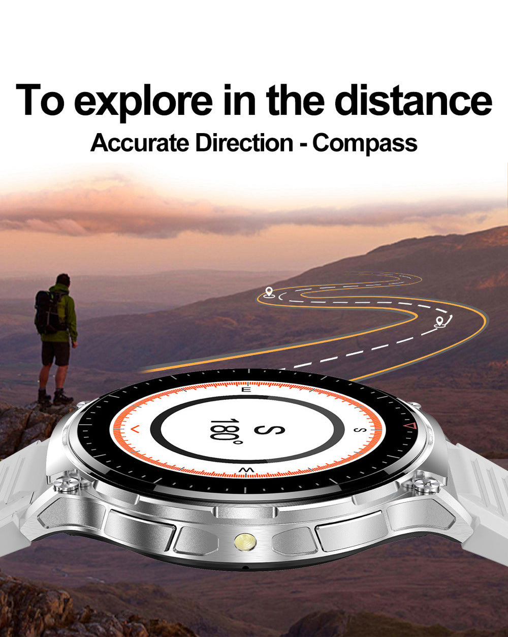 Smartwatch with Bluetooth calling and health tracking features - image 2