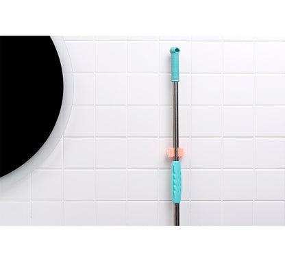 Strong adhesive mop clip for bathroom