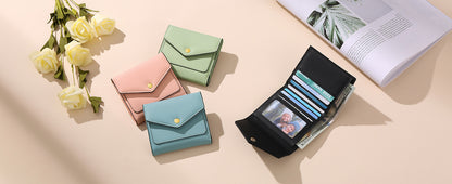Women's RFID wallet blue