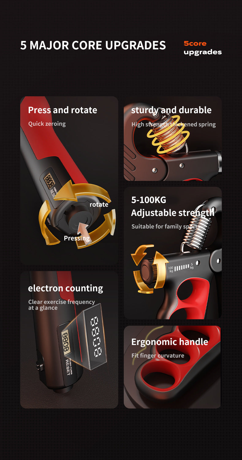 Electronic Grip Strengthener In Use