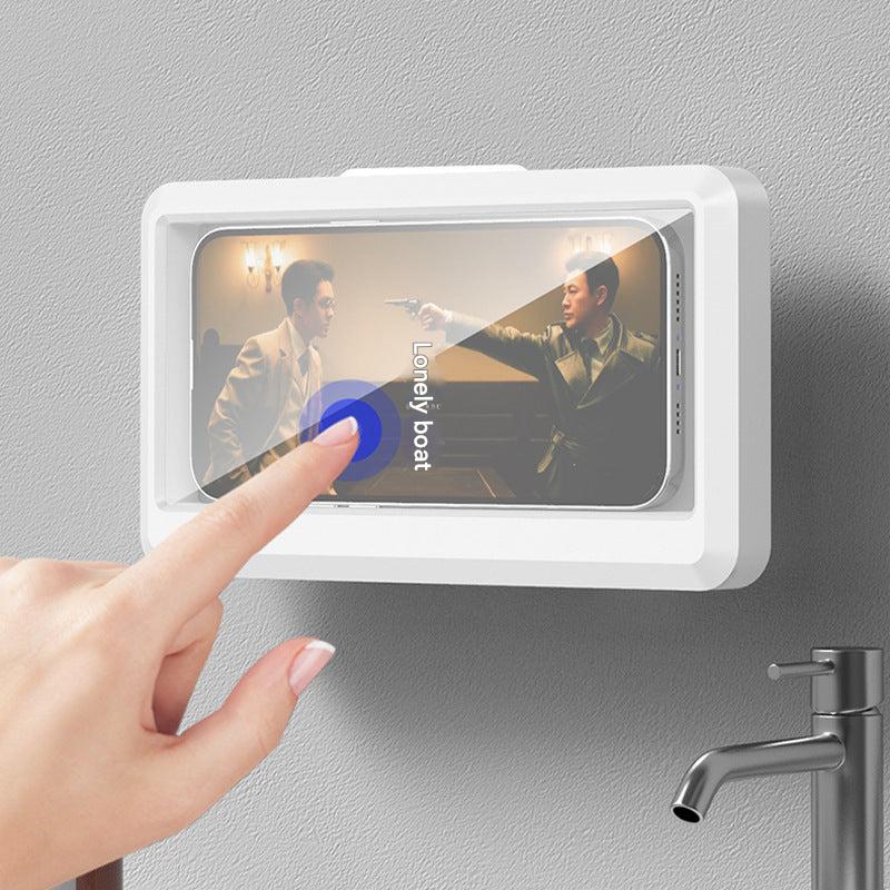 bathroom phone mount with strong adhesive
