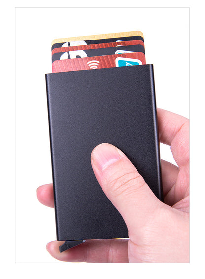RFID card holder in gray color