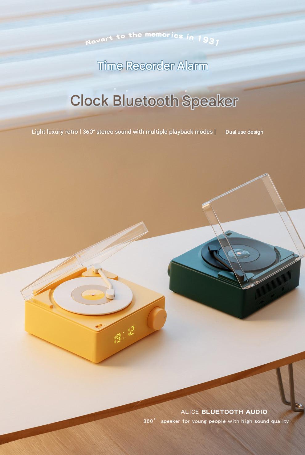 Retro Bluetooth Clock Speaker Image 10
