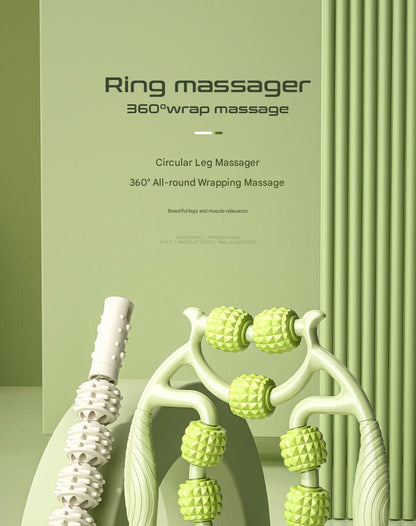 Compact leg massager for travel