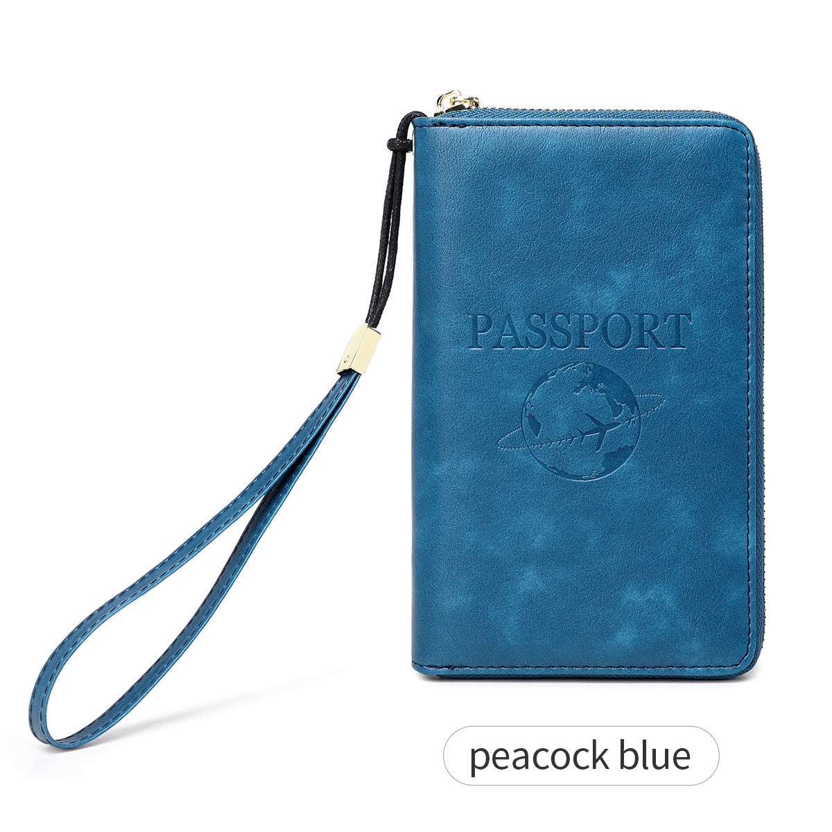 RFID passport holder black