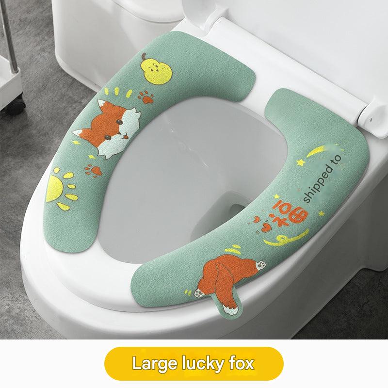 Cute waterproof toilet seat cushion in rabbit design