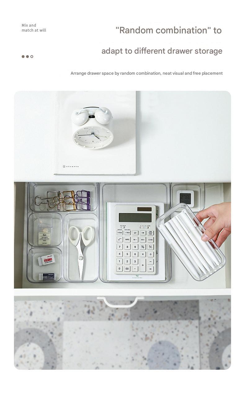 Stylish desk storage box for easy access