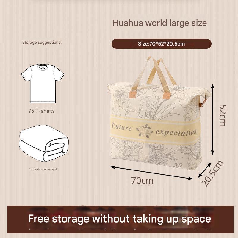 Canvas storage bag for home organization
