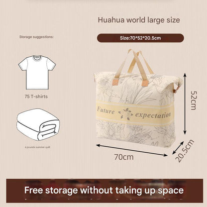 Canvas storage bag for home organization