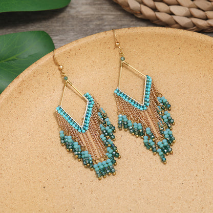 Lightweight alloy earring design image 8