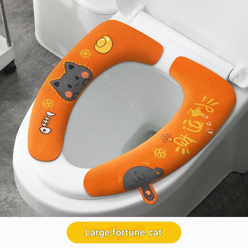 Lucky rabbit design toilet seat cushion