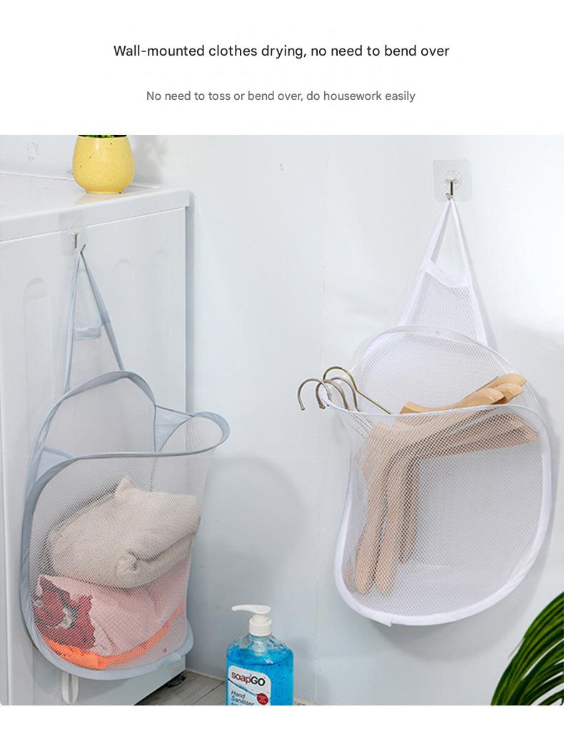 Modern laundry basket in compact size