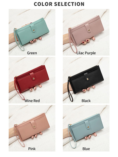 Versatile women's wallet in green