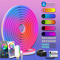 12V Neon Blue Bluetooth RGBIC (5m, 300 lights) US Standard (Pack of 1)