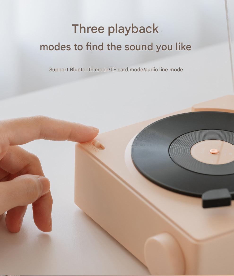 Retro Bluetooth Clock Speaker Image 1