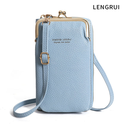 Stylish Mini Women's Phone Wallet Bag - Side View