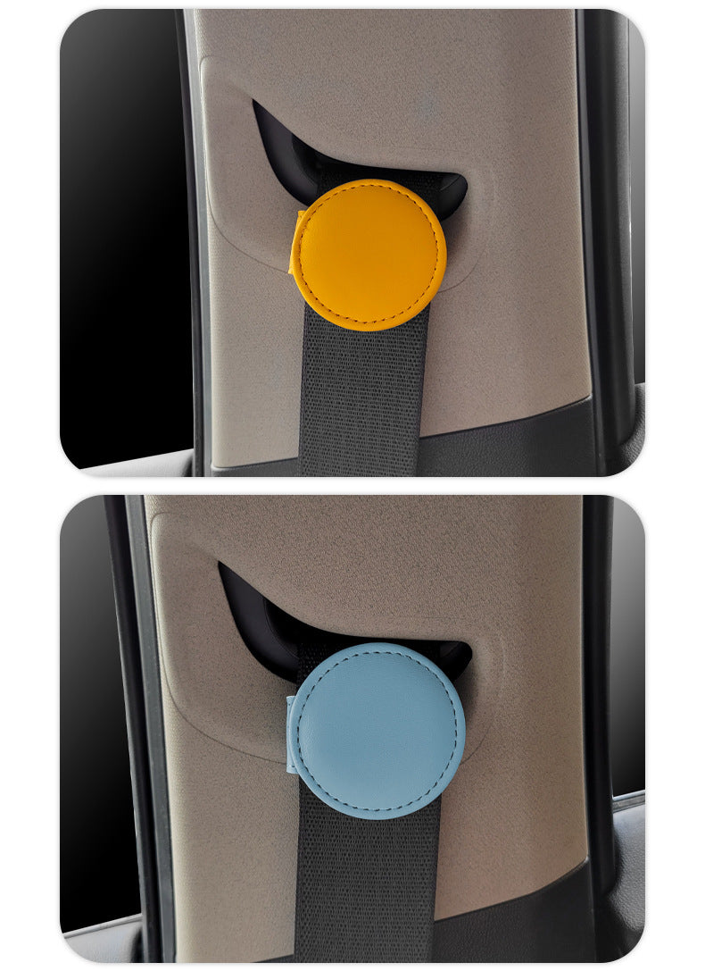 adjustable car seat belt clip black