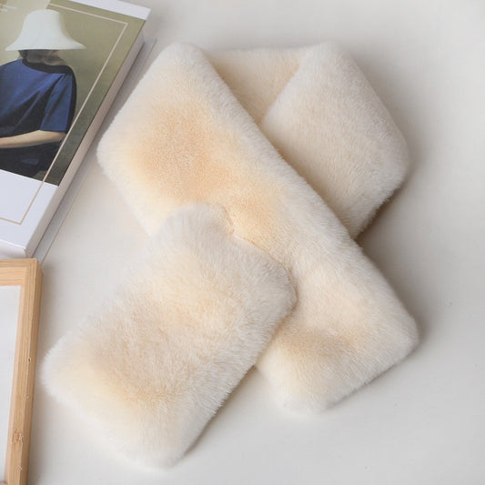 Faux fur rabbit scarf image 7