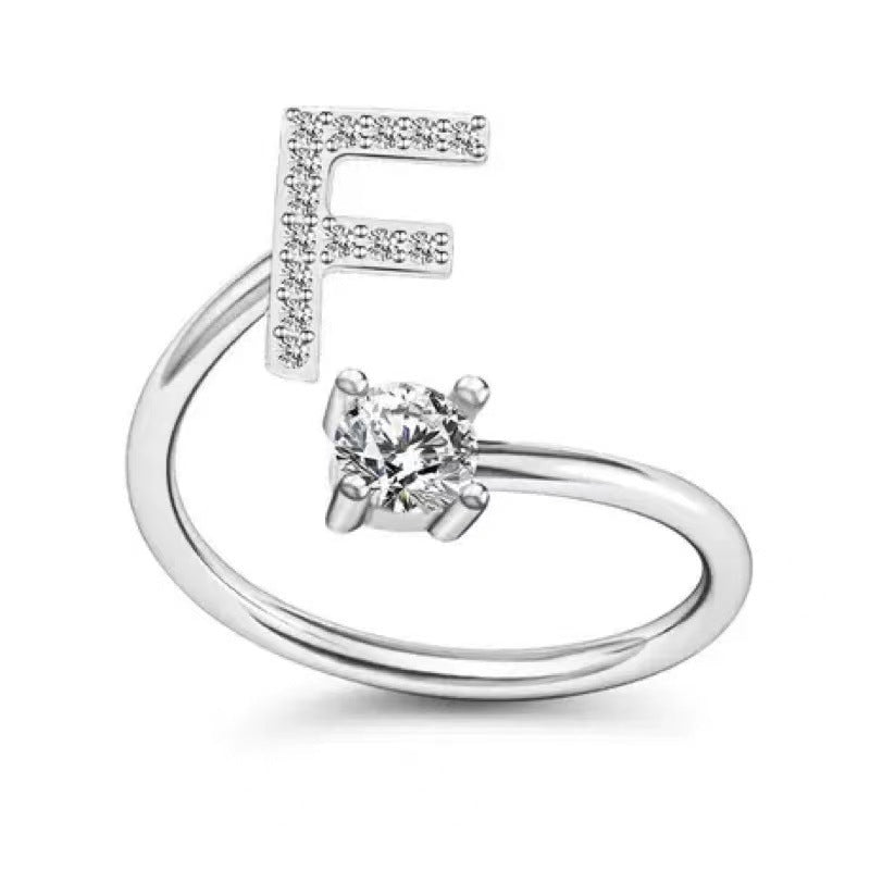Adjustable Alphabet Ring J