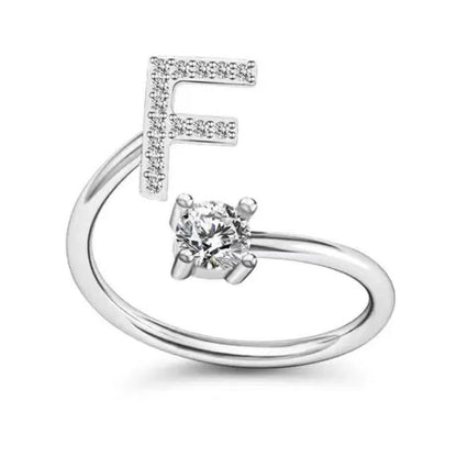 Adjustable Alphabet Ring J