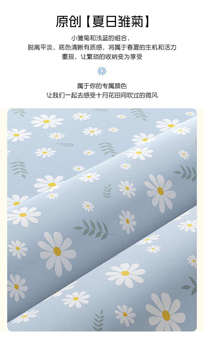 Non-woven storage bag houndstooth pattern