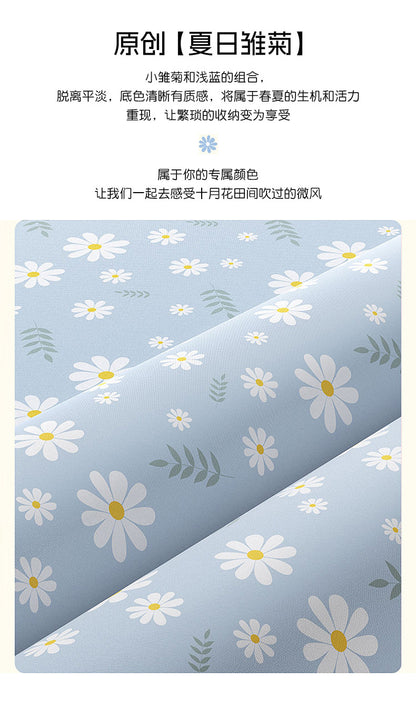Non-woven storage bag houndstooth pattern