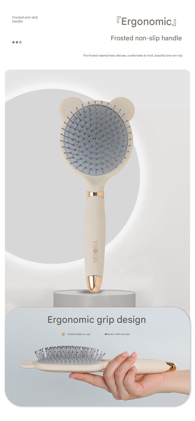 Variety of cushion brushes on display