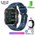 Blue Silicone Strap