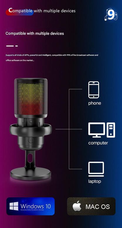 USB microphone setup for streaming