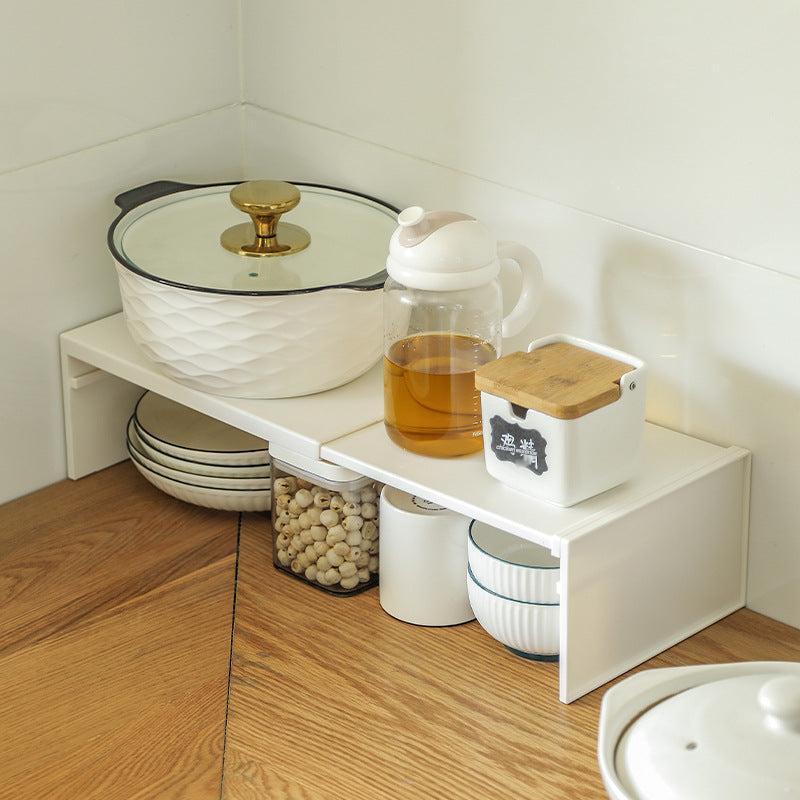 Image of Space-Saving Kitchen Storage Rack showing multiple layers