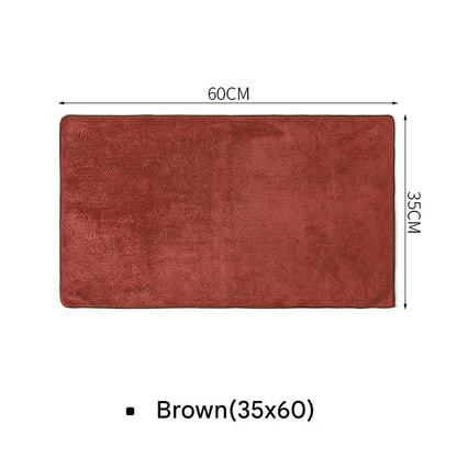 Microfiber cloth with cleaning supplies