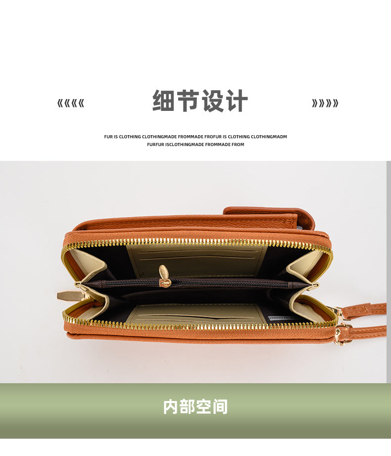 Women phone wallet bag blue