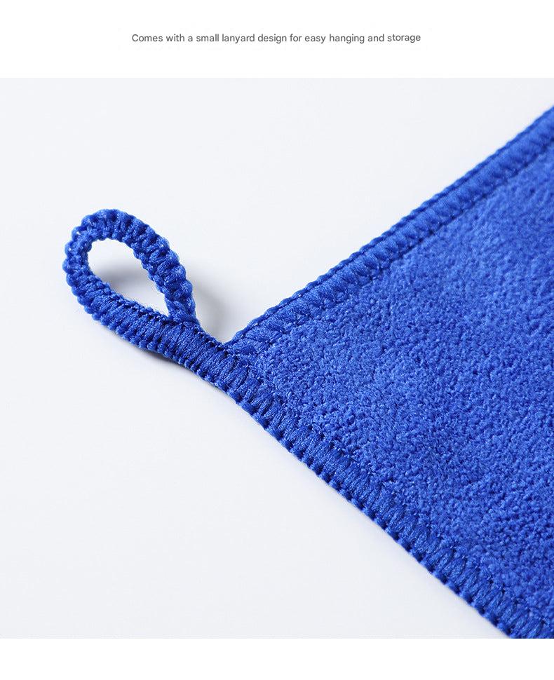 Microfiber cleaning cloth in coffee color