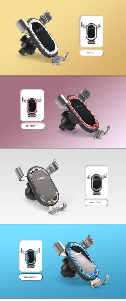 Different color options for car phone holder