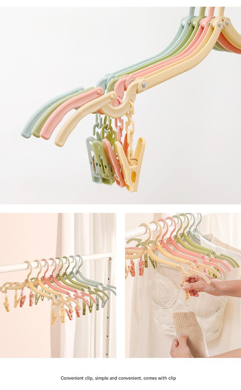Multiple uses hanger with clothes image 7