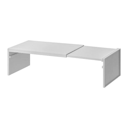 Close-up of modern kitchen organization rack