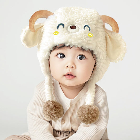 Colorful plush beanie options for children 6