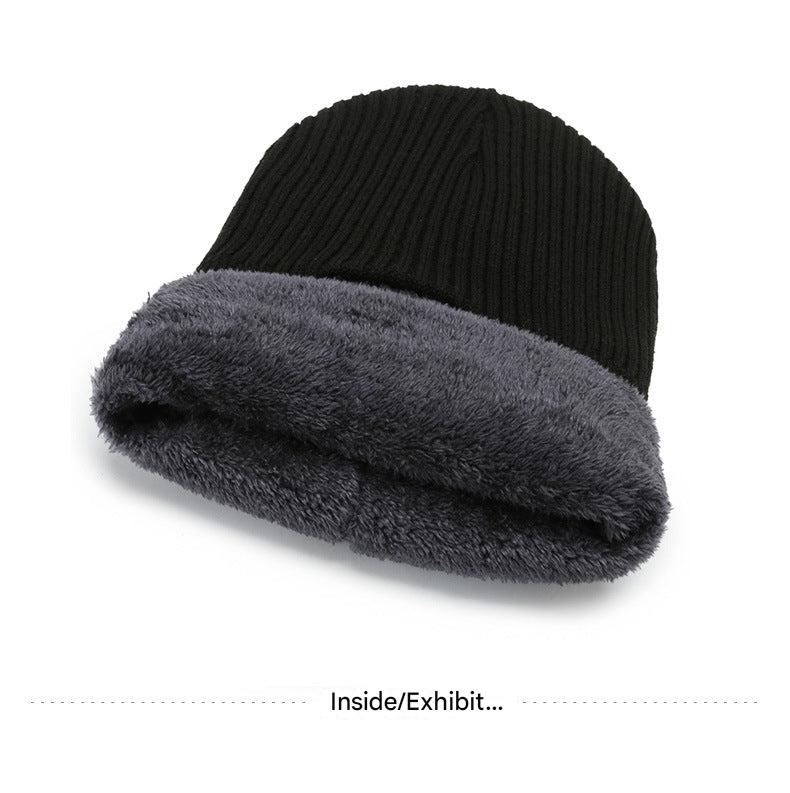 Men's winter fleece knit cap outdoor