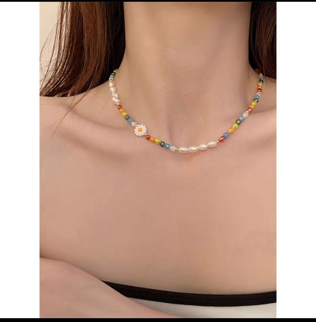 Colorful Pearl Flower Jewelry for Women - Image 7